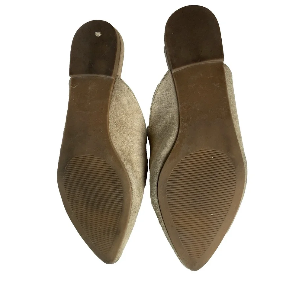 Steve Madden Suede‎ Leather Mules Slip On Shoes size 7.5